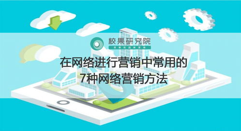 在網絡進行營銷中常用的7種網絡營銷方法
